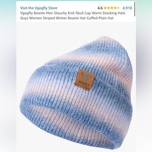 VGOGFLY women’s slouch beanie. Brand new still in packaging.